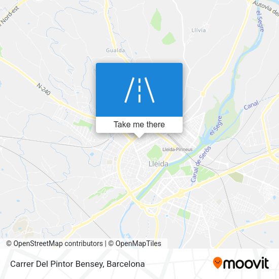 Carrer Del Pintor Bensey map
