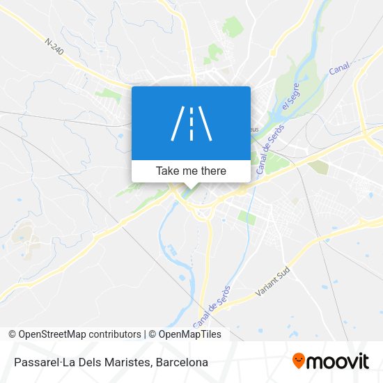 Passarel·La Dels Maristes map