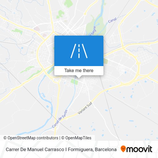 Carrer De Manuel Carrasco I Formiguera map