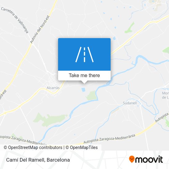 Camí Del Ramell map