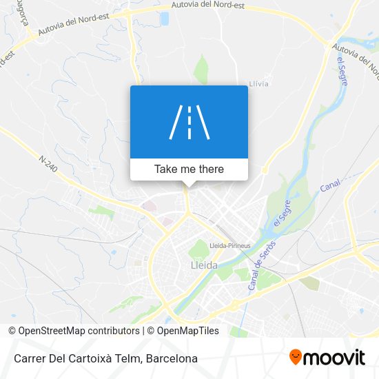 Carrer Del Cartoixà Telm map
