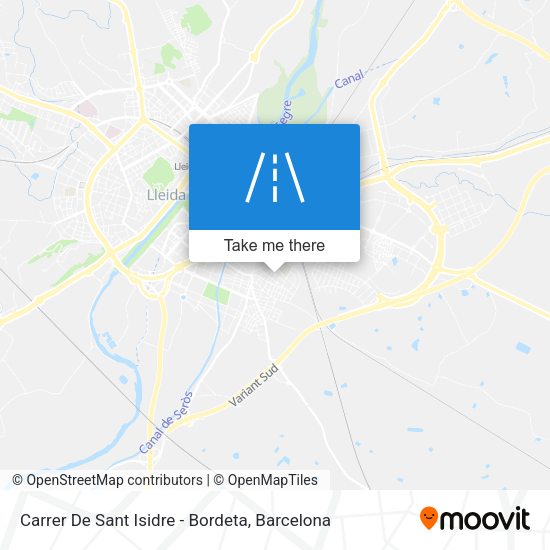 Carrer De Sant Isidre - Bordeta map