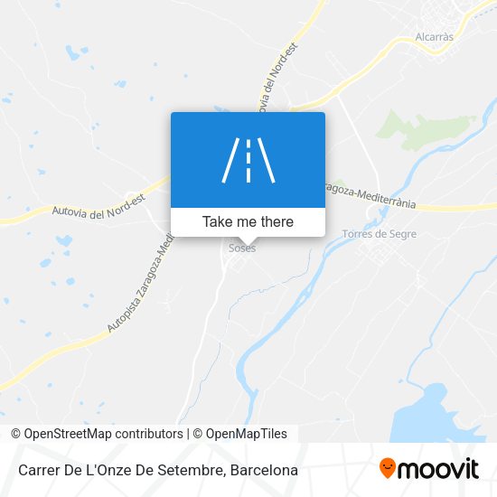 Carrer De L'Onze De Setembre map