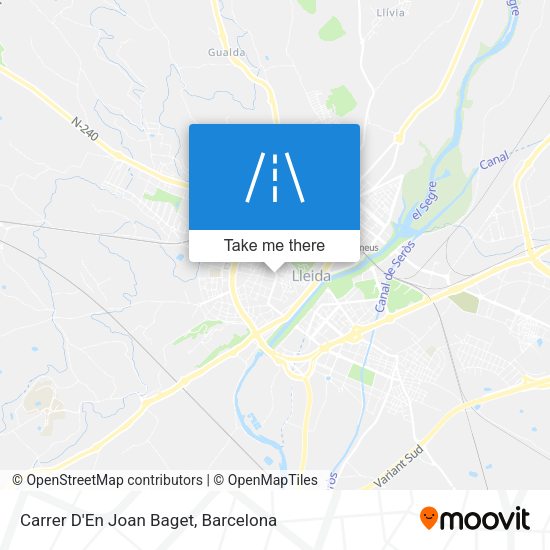 Carrer D'En Joan Baget map