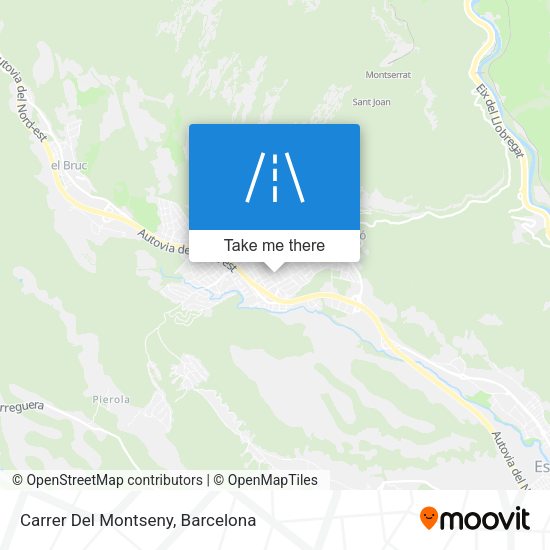 Carrer Del Montseny map