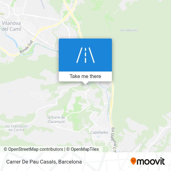 Carrer De Pau Casals map
