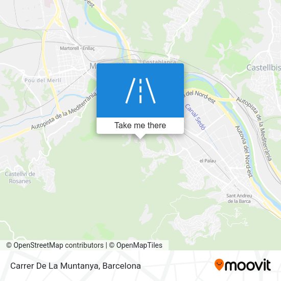 Carrer De La Muntanya map