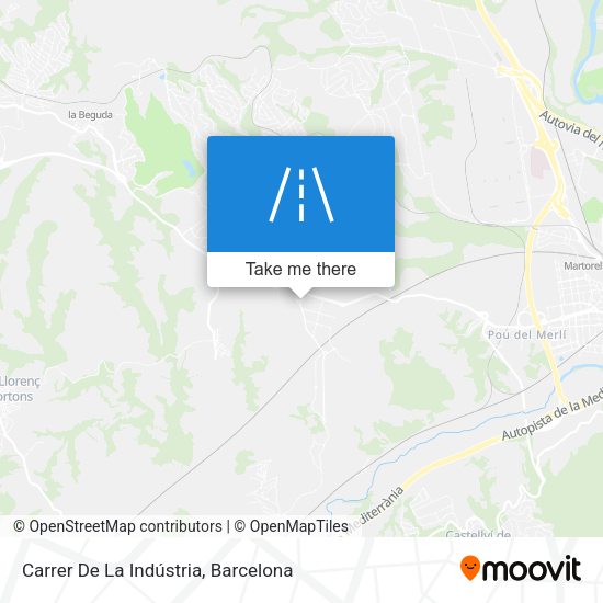 Carrer De La Indústria map