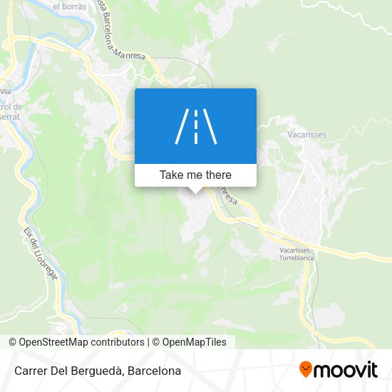 Carrer Del Berguedà map