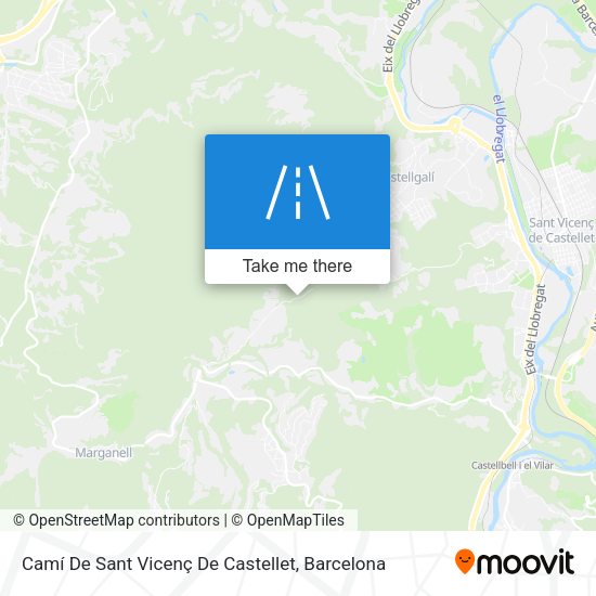 Camí De Sant Vicenç De Castellet map