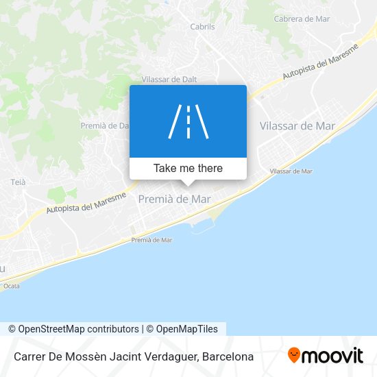Carrer De Mossèn Jacint Verdaguer map