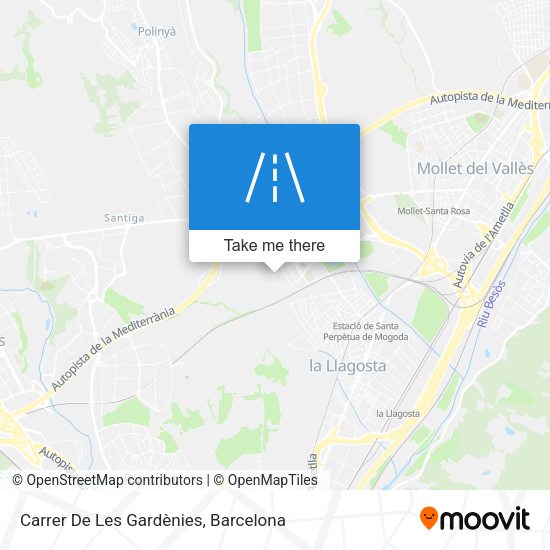 Carrer De Les Gardènies map