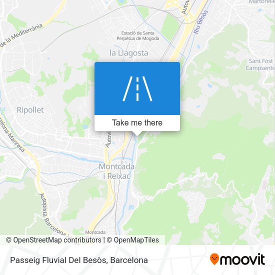 Passeig Fluvial Del Besòs map