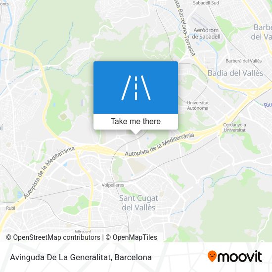 Avinguda De La Generalitat map