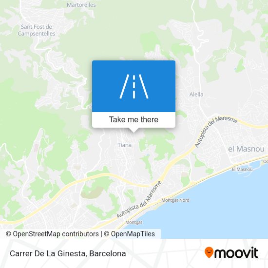 Carrer De La Ginesta map