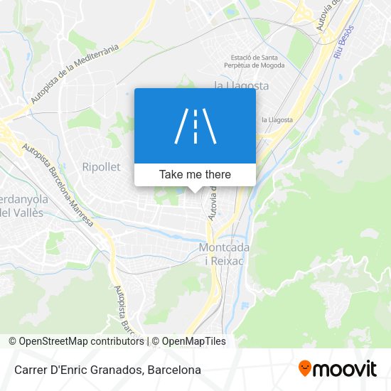 Carrer D'Enric Granados map