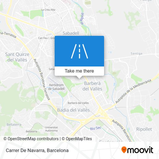 Carrer De Navarra map