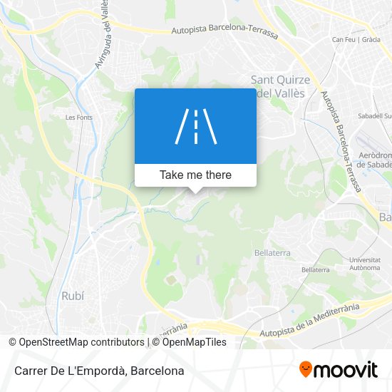 Carrer De L'Empordà map
