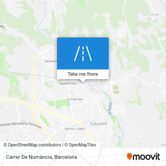 Carrer De Numància map