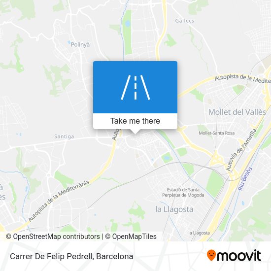 Carrer De Felip Pedrell map