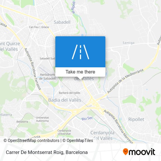Carrer De Montserrat Roig map