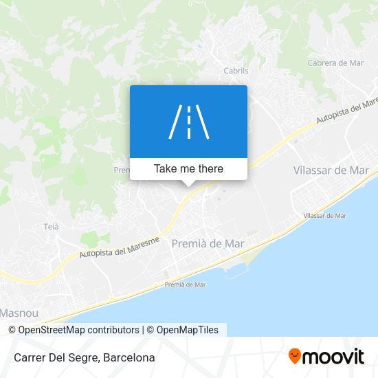 Carrer Del Segre map