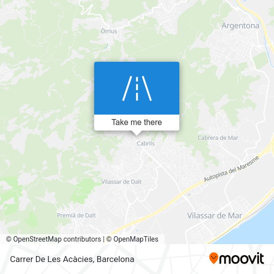 Carrer De Les Acàcies map