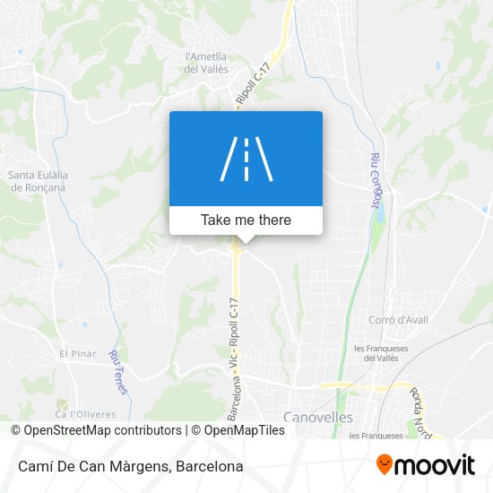 Camí De Can Màrgens map