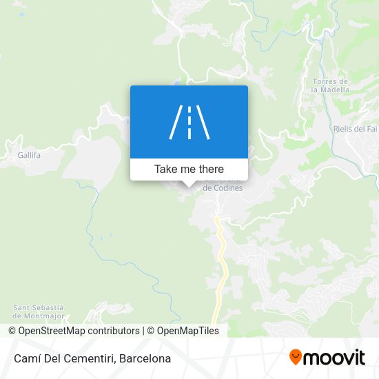 Camí Del Cementiri map