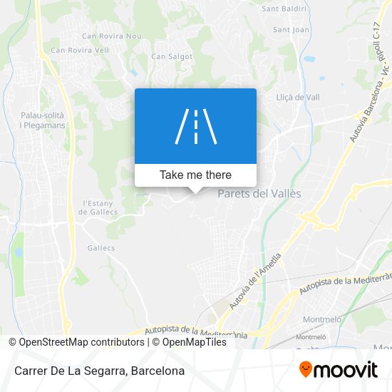 Carrer De La Segarra map