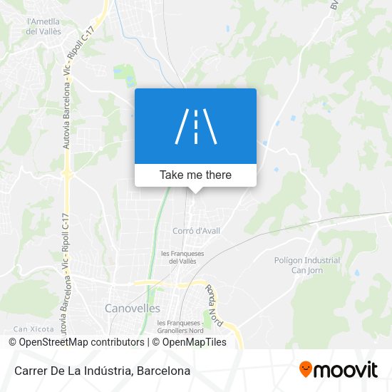 Carrer De La Indústria map