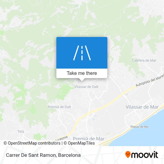 Carrer De Sant Ramon map