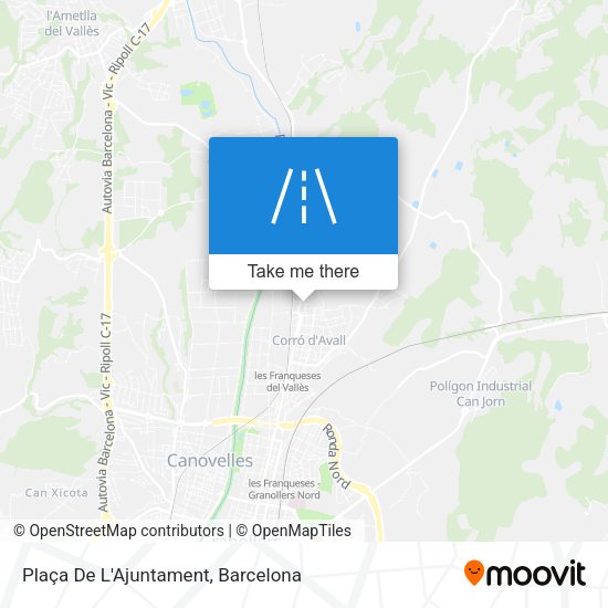 Plaça De L'Ajuntament map