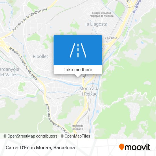 Carrer D'Enric Morera map