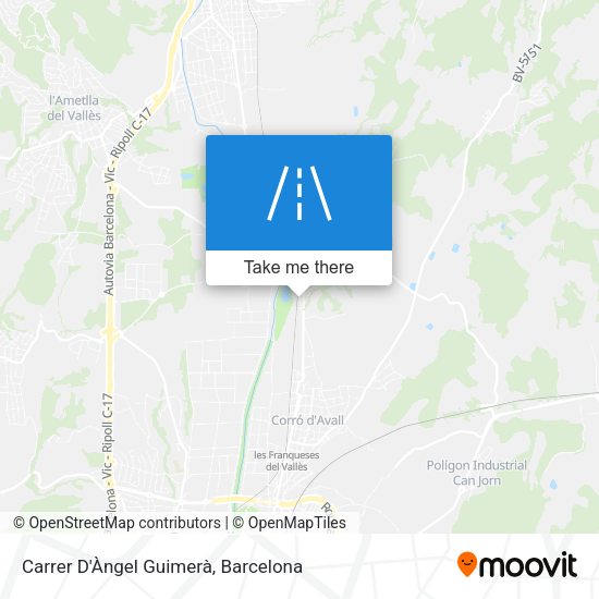 Carrer D'Àngel Guimerà map