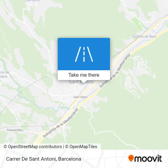 Carrer De Sant Antoni map