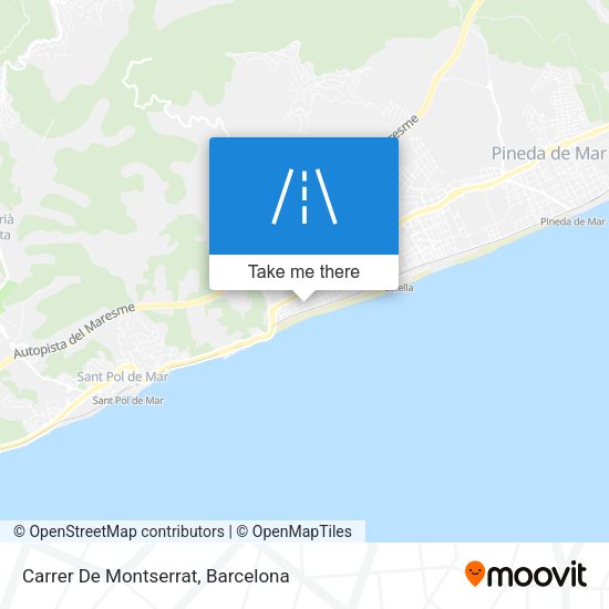 Carrer De Montserrat map