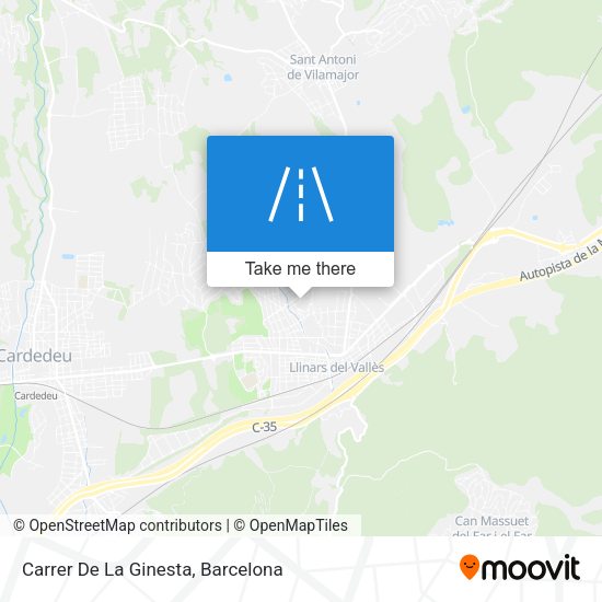 Carrer De La Ginesta map