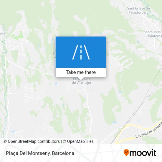 Plaça Del Montseny map