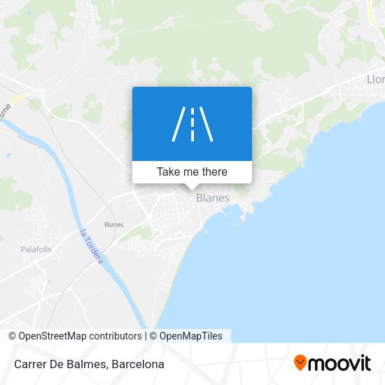Carrer De Balmes map