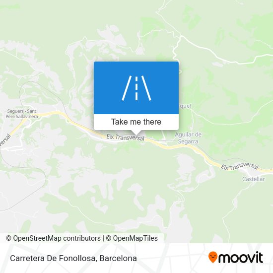 Carretera De Fonollosa map