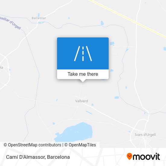 Camí D'Almassor map