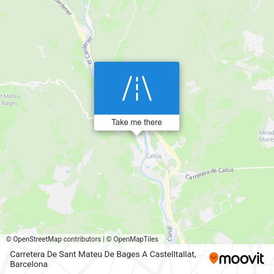 Carretera De Sant Mateu De Bages A Castelltallat map