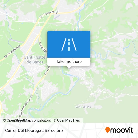 Carrer Del Llobregat map