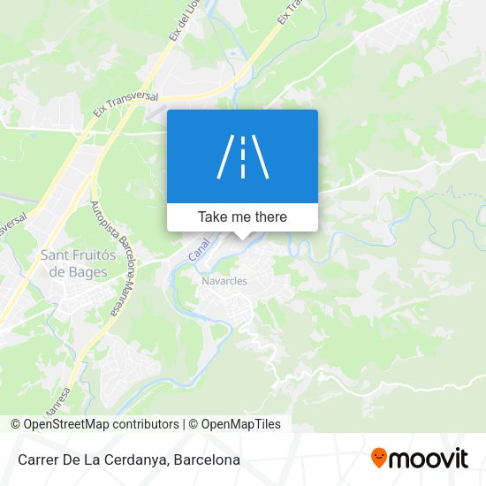 Carrer De La Cerdanya map