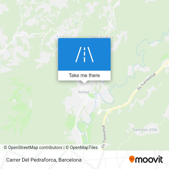 Carrer Del Pedraforca map