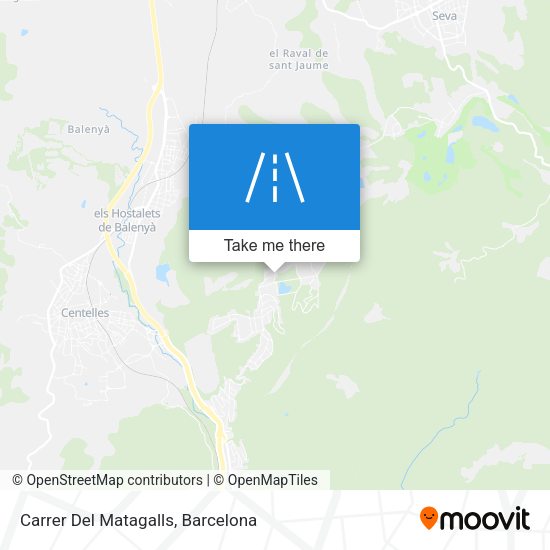 Carrer Del Matagalls map