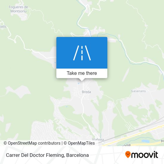 Carrer Del Doctor Fleming map