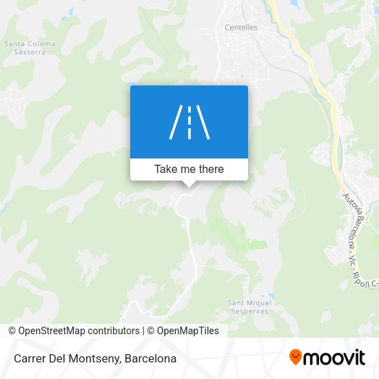 Carrer Del Montseny map