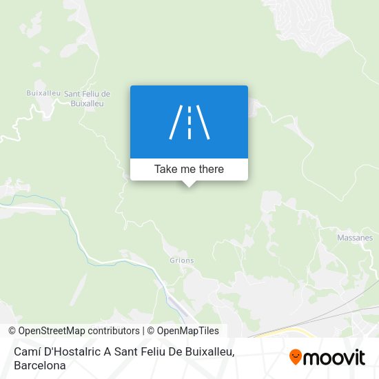 Camí D'Hostalric A Sant Feliu De Buixalleu map